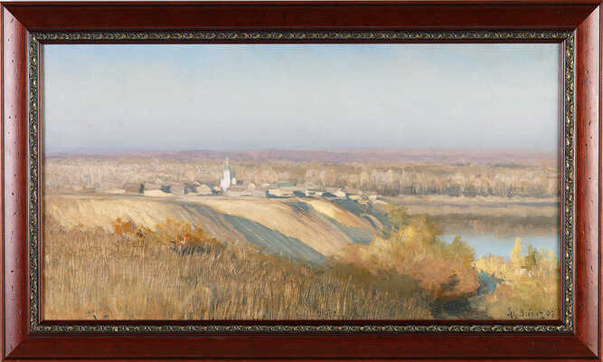 Вебер Яков Яковлевич. Осенний пейзаж